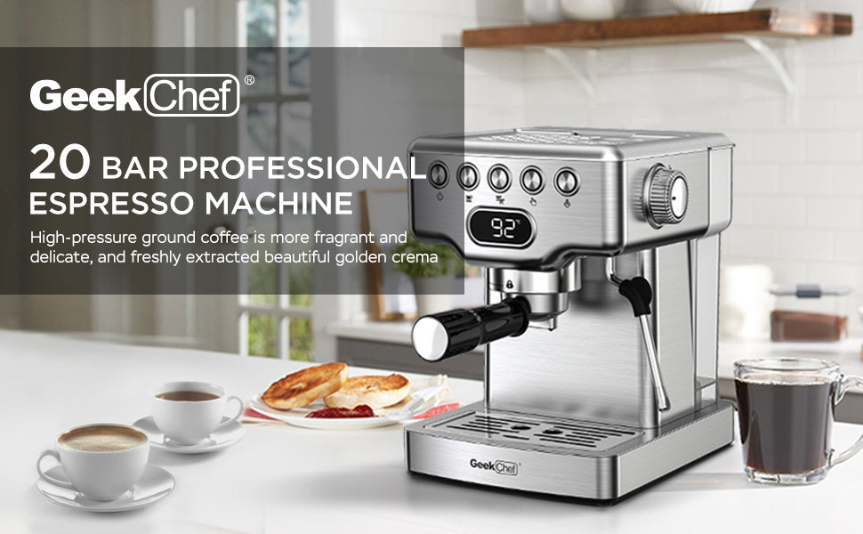 Geek Chef 20 Bar Coffee Maker
