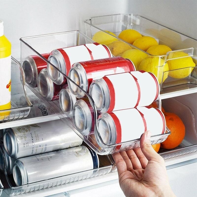 Transparent Beverage Organizer