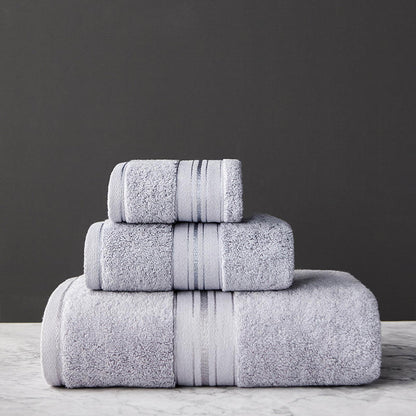 Pure Cotton Thick Bath Towel Set