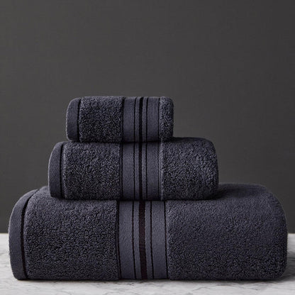 Pure Cotton Thick Bath Towel Set