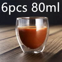 Heat-Resistant Double Glass Coffee Cup