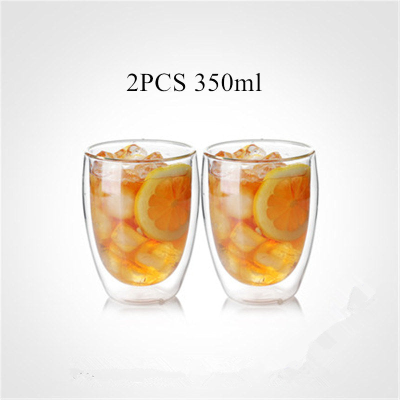 Heat-Resistant Double Glass Coffee Cup