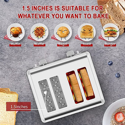 4-Slice Stainless Steel Toaster