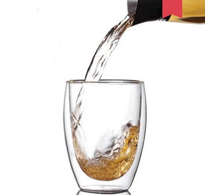 Heat-Resistant Double Glass Coffee Cup