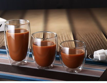 Heat-Resistant Double Glass Coffee Cup