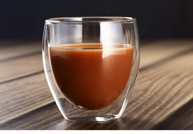 Heat-Resistant Double Glass Coffee Cup