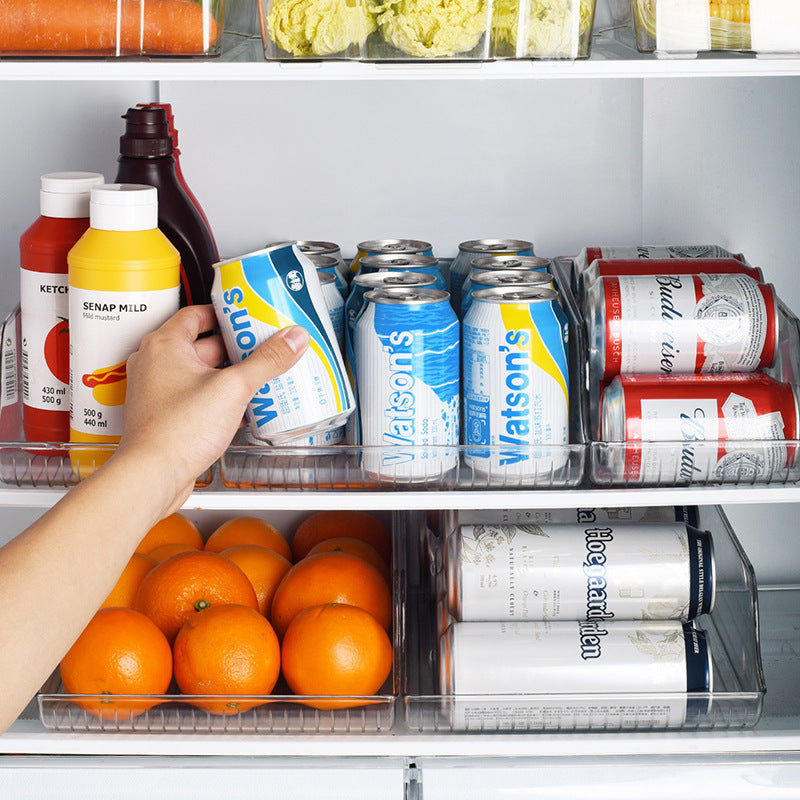 Transparent Beverage Organizer