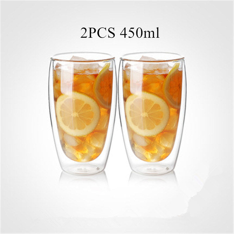 Heat-Resistant Double Glass Coffee Cup