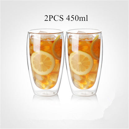 Heat-Resistant Double Glass Coffee Cup
