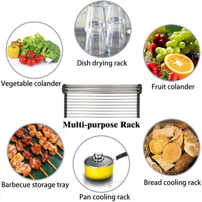 Kitchen Stainless Steel Sink Drain Rack