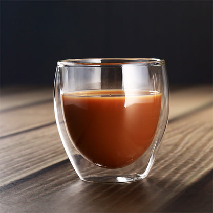 Heat-Resistant Double Glass Coffee Cup