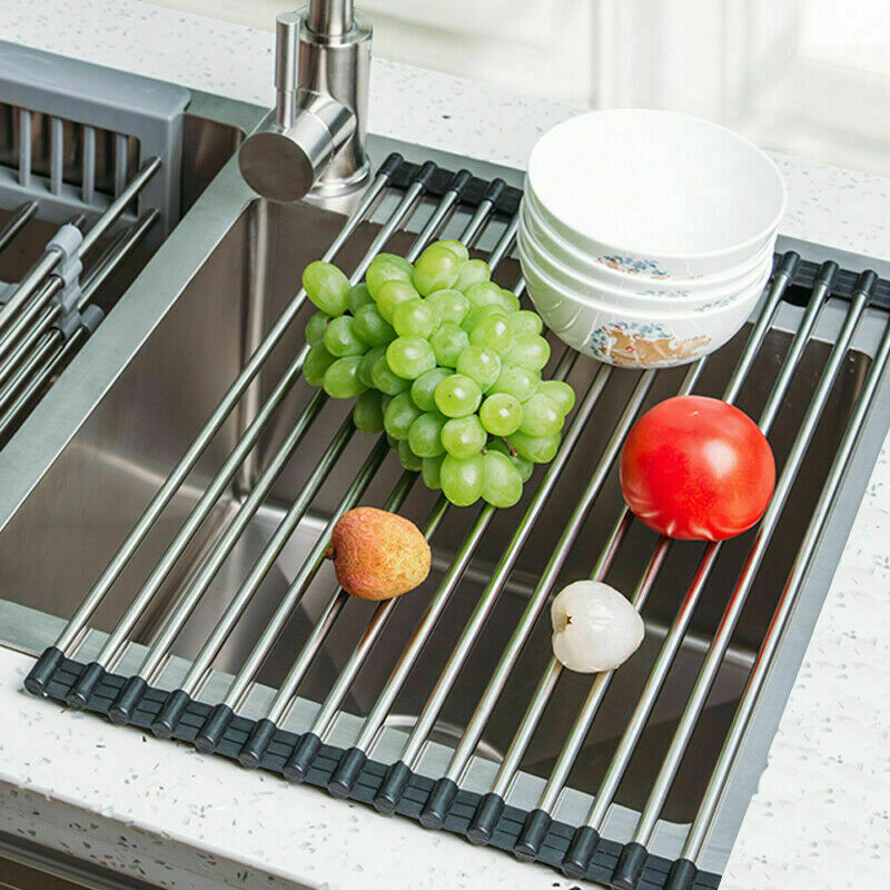 Kitchen Stainless Steel Sink Drain Rack