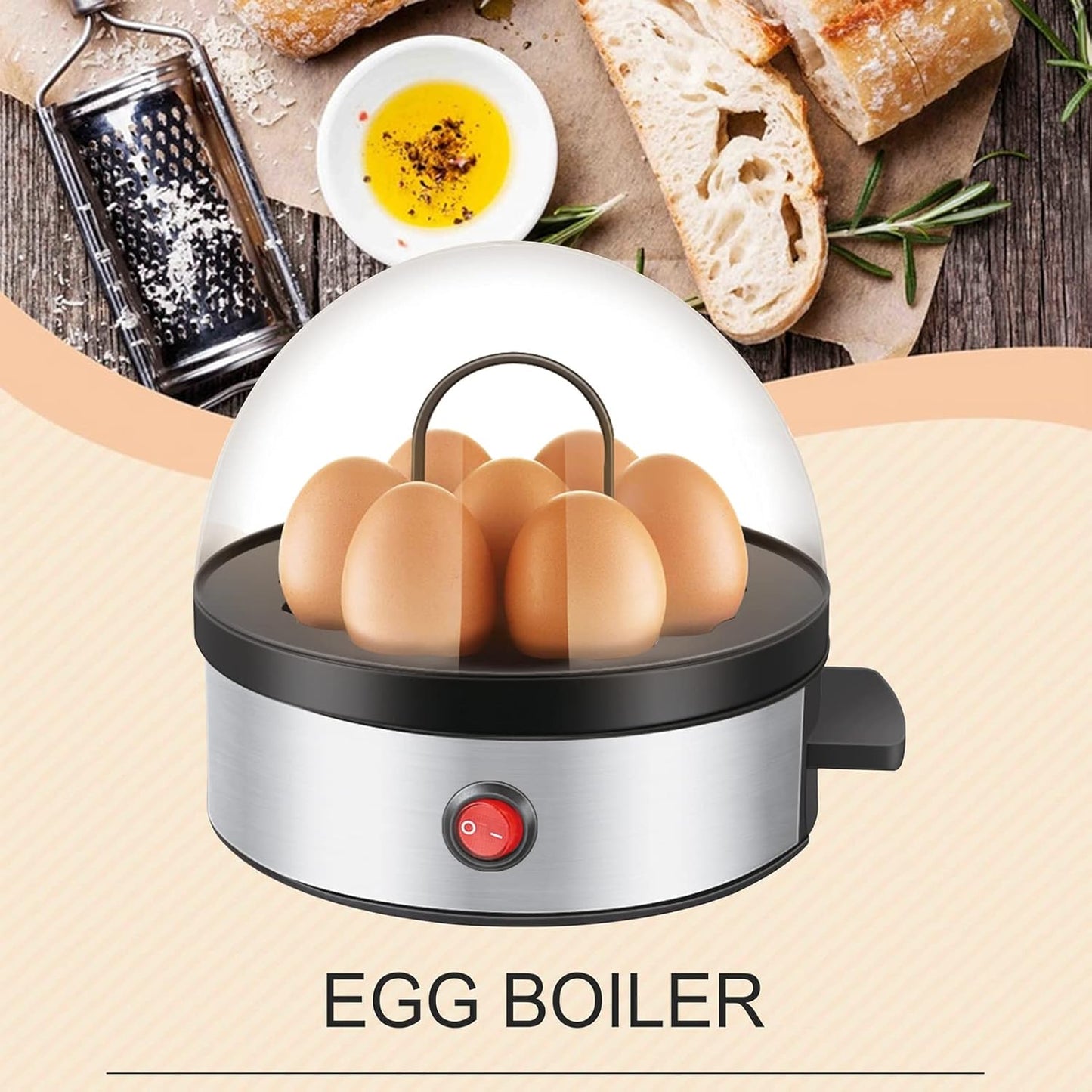 Multifunctional Mini Egg Cooker Steamer