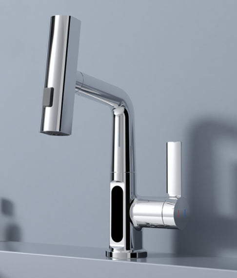 Digital Display Pull-Out Basin Faucet
