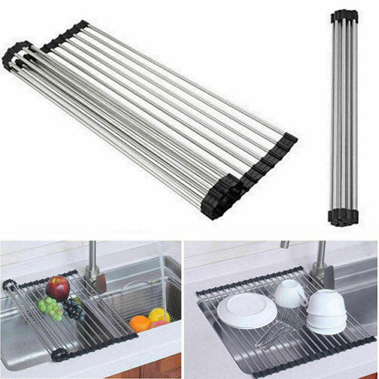Kitchen Stainless Steel Sink Drain Rack