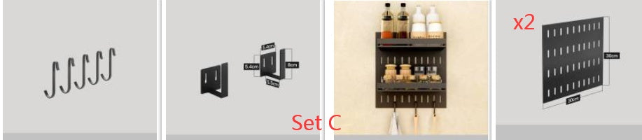 Wall Mounted Storage Rack