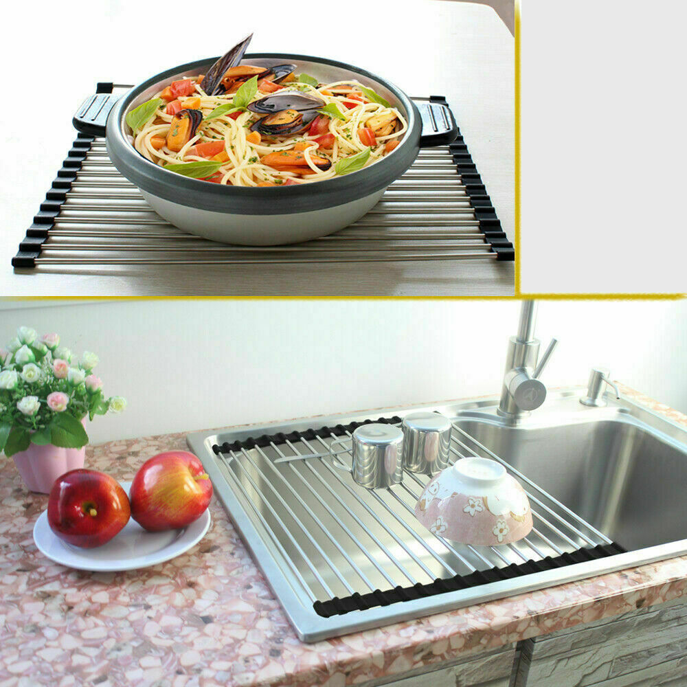 Kitchen Stainless Steel Sink Drain Rack