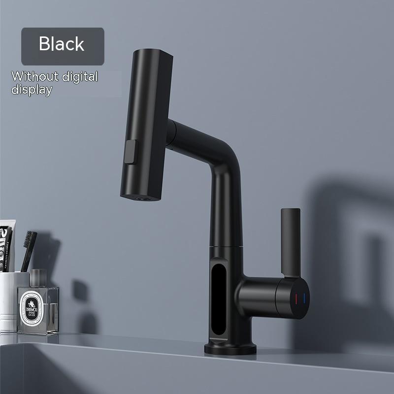 Digital Display Pull-Out Basin Faucet