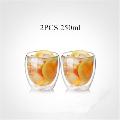 Heat-Resistant Double Glass Coffee Cup