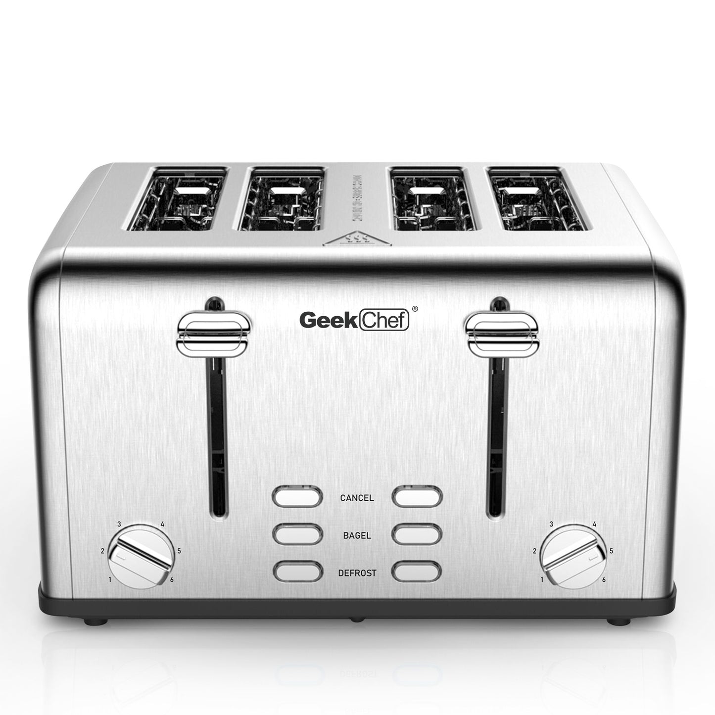 4-Slice Stainless Steel Toaster
