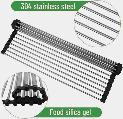Kitchen Stainless Steel Sink Drain Rack