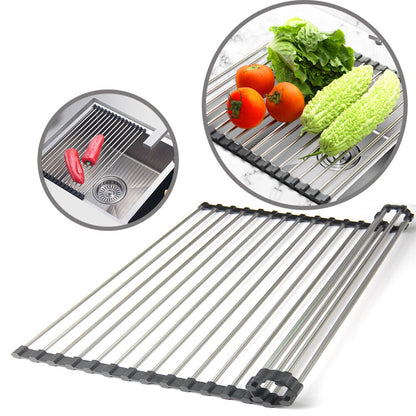 Kitchen Stainless Steel Sink Drain Rack